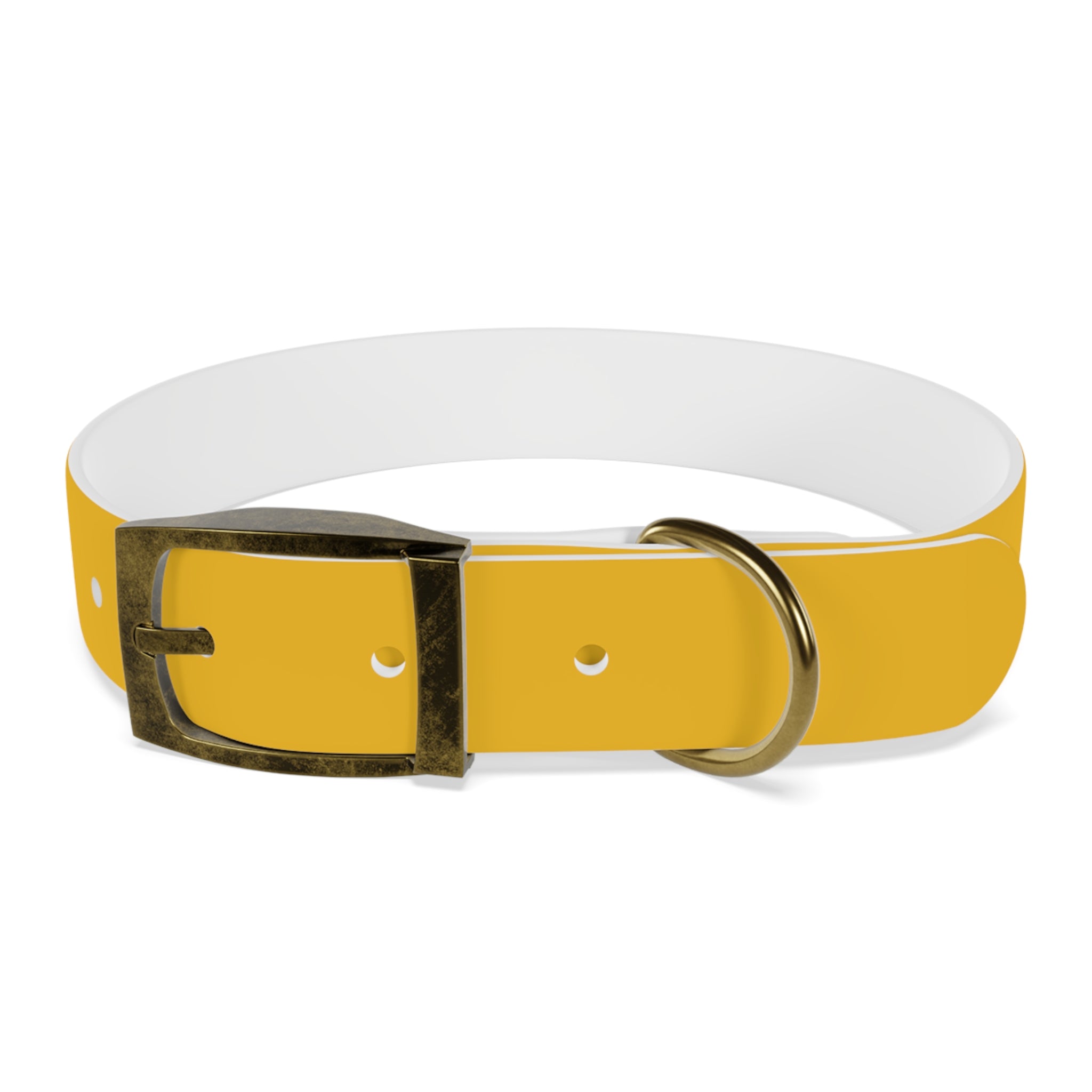 Stylish Yellow Dog Collar - 'Petiverse' Design for Trendy Pets