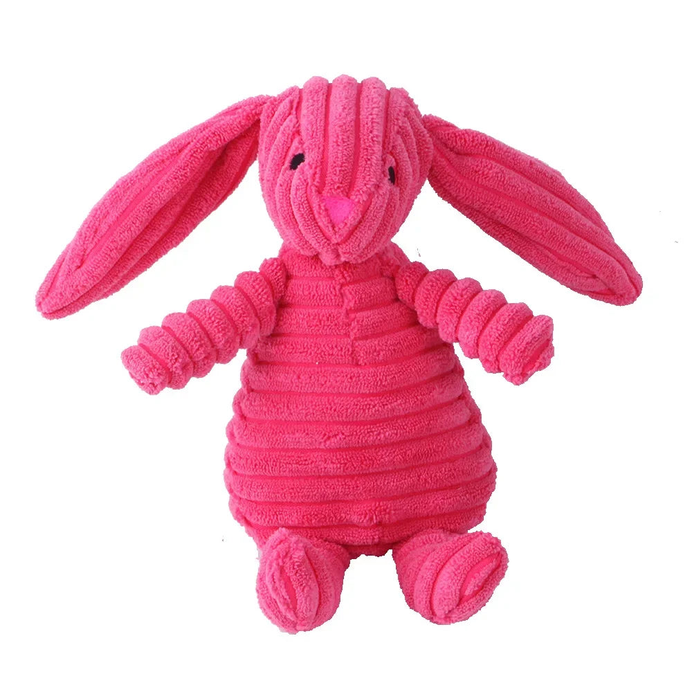 Rabbit Plush Dog Toy